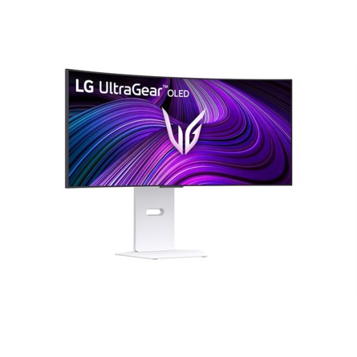 LG OLED Gaming 240Hz ívelt smart monitor 34" 34GX90SA, 3440x1440, 21:9, 275cd/m2, 1ms, HDMIx2/DP/USBx2/USB-C/RJ-45