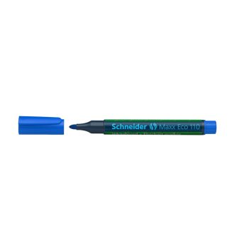   Tábla- és flipchart marker utántölthető 1-3mm, kúpos Schneider Maxx Eco 110 kék