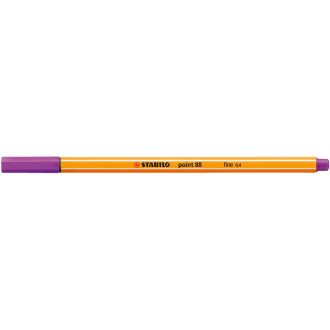 Rostirón, tűfilc 0,4mm, STABILO Point 88 rózsa