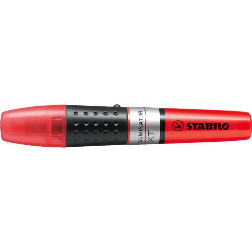 Szövegkiemelő 2-5mm, hengeres test Stabilo Luminator piros
