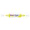 Akril marker 2-3mm, és 5-10mm, 3D kétvégű Edding 5400 neon sárga