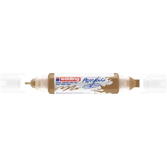   Akril marker 2-3mm, és 5-10mm, 3D kétvégű Edding 5400 arany