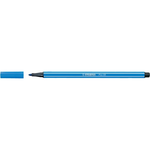 Rostirón, filctoll 1mm, M STABILO Pen 68 kék