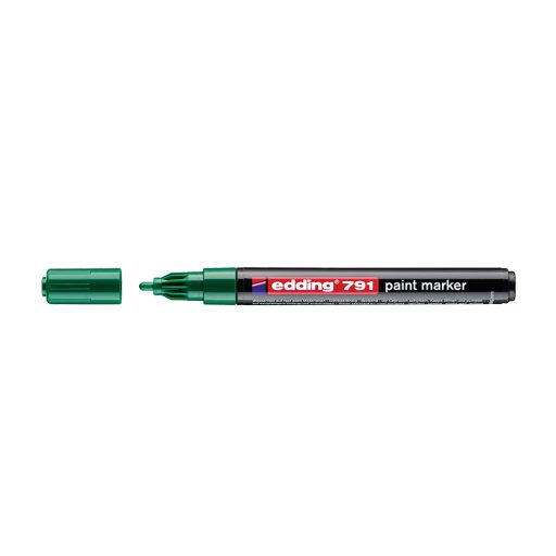 Lakkmarker 1-2mm, kerek Edding 791 zöld