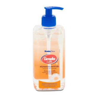   Kéz- és bőrfertőtlenítő gél pumpás 500 ml Bradolife kamillás
