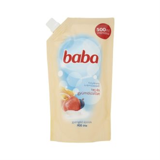   Folyékony szappan utántöltő 500 ml Baba Tej és Gyümölcs illat