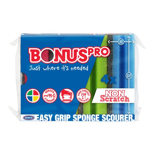 Mosogatószivacs 4 db/csomag formázott HoReCa BonusPRO_B118
