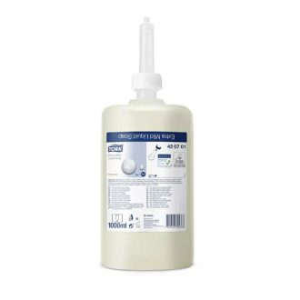   Folyékony szappan kézkímélő 1 liter érzékeny bőrre fehér S1 Tork_420701