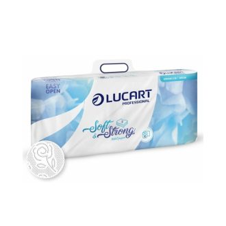   Toalettpapír 3 rétegű 120 lap/tekercs cellulóz 10 tekercs/csomag 3.10 Strong Lucart_811C08 hófehér