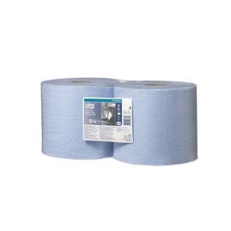   Ipari törlő 3 rétegű tekercses nagyteljesítményű kombi 119 m/tek 2 tek/karton W1/W2 Tork_130081 kék
