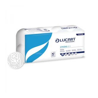   Toalettpapír 3 rétegű 250 lap/tekercs cellulóz 8 tekercs/csomag 8.3 Strong Lucart_811789P hófehér