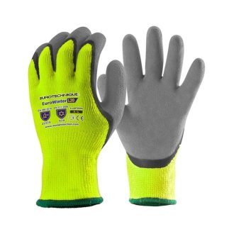   Kesztyű bélelt Hi-Viz sárga színű 10-es kötésű 10-es_1LAFO10