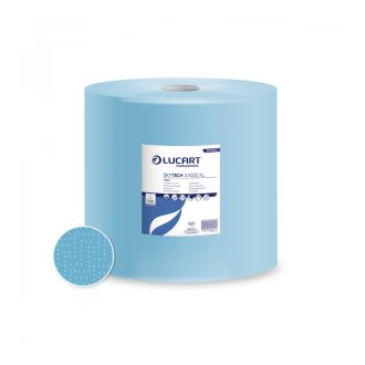   Ipari törlő 3 rétegű átmérő: 37 cm 1000 lap/tekercs cellulóz 1 tekercs/karton Strong Blue 3.1000 Lucart_851284 kék