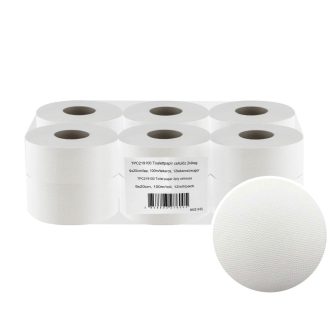   Toalettpapír 2 rétegű közületi átmérő: 19 cm 100 % cellulóz 100 m/tekercs 12 tekercs/karton_TPC219100