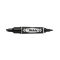 Alkoholos marker Zebra MCKIE EXTRA BOLD fekete