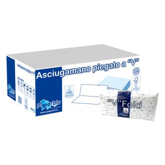   Kéztörlő 2 rétegű V hajtogatású 100 % cellulóz 210 lap/csomag 15 csomag/karton Paperdi_AV81621 fehér