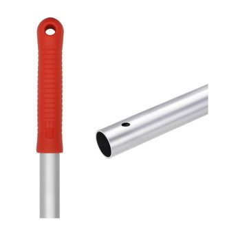   Felmosónyél alumínium (eloxált) 140 cm pattintós AE140R piros markolat