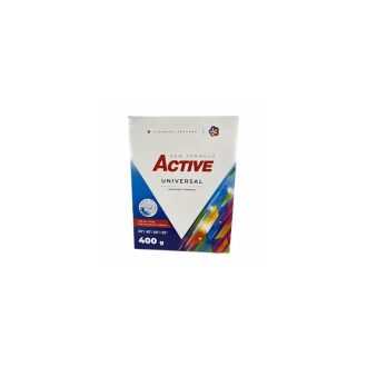   Mosópor 400 g (6 mosás) zsákos színes és fehér ruhákhoz Active Universal