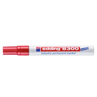 Alkoholos permanent marker 8300 ipari Edding piros