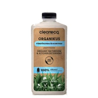   Tisztítószer fürdőszobai és konyhai organikus 1 liter Cleaneco