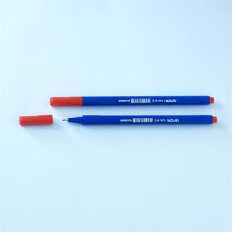   Rostirón, tűfilc 0,4mm, háromszög test Nebulo 722-B, piros