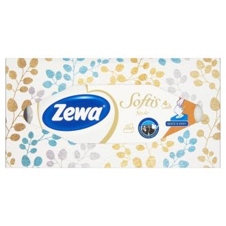   Papírzsebkendő 4 rétegű 80 db/csomag Zewa Softis Style NaturalSoft