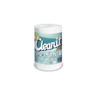   Háztartási papírtörlő kéztörlő 2 rétegű 476 lapos 6 tekercs/karton Cleanit 700 Lucart_821724