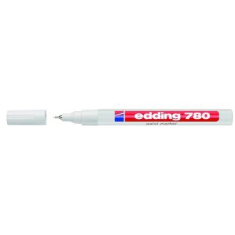 Lakkmarker 0,8mm, kerek Edding 780 fehér