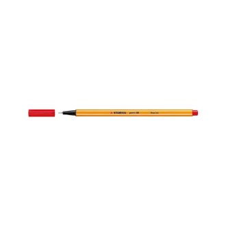 Rostirón, tűfilc 0,4mm, STABILO Point 88 piros