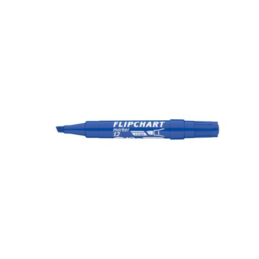 Flipchart marker vízbázisú 1-4mm, vágott Artip 12 kék