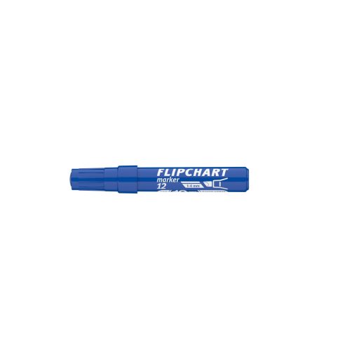 Flipchart marker vízbázisú 1-4mm, vágott Artip 12 kék