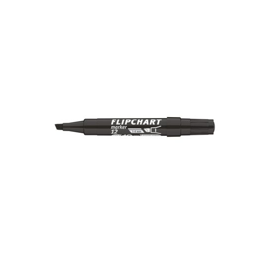Flipchart marker vízbázisú 1-4mm, vágott Artip 12 fekete