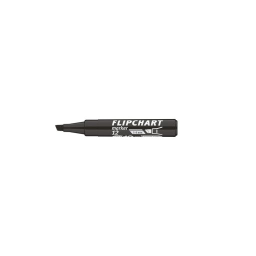 Flipchart marker vízbázisú 1-4mm, vágott Artip 12 fekete