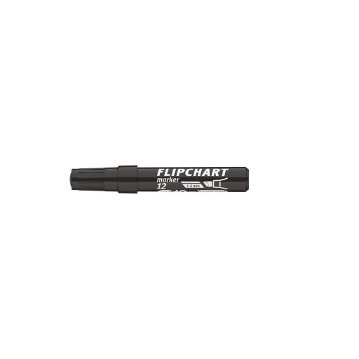 Flipchart marker vízbázisú 1-4mm, vágott Artip 12 fekete