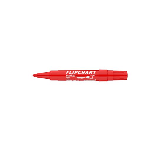 Flipchart marker vízbázisú 3mm, kerek Artip 11 piros