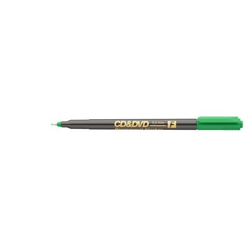 Alkoholos marker 0,5mm, CD/DVD F Ico, zöld