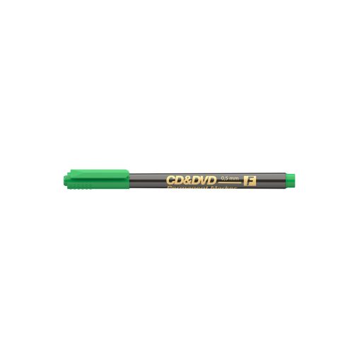 Alkoholos marker 0,5mm, CD/DVD F Ico, zöld