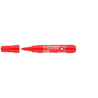 Flipchart marker vízbázisú 3mm, kerek Artip 11XXL piros
