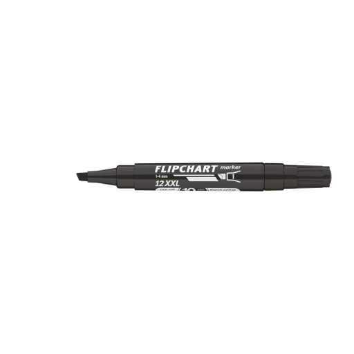 Flipchart marker vízbázisú 1-4mm, vágott Artip 12XXL fekete