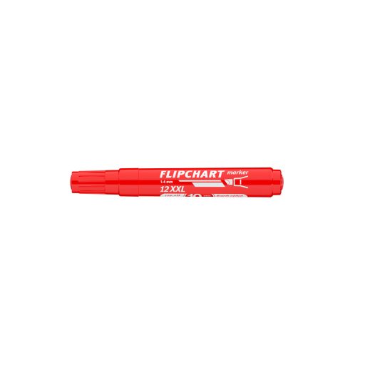 Flipchart marker vízbázisú 1-4mm, vágott Artip 12XXL piros