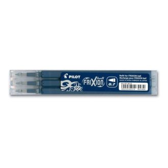   Rollertoll betét golyóméret 0,7mm, 3 db/csom Pilot Frixion Ball, írásszín tintakék