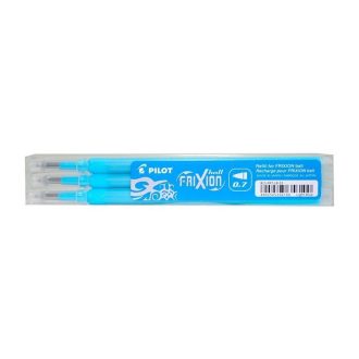   Rollertoll betét golyóméret 0,7mm, 3 db/csom Pilot Frixion Ball, írásszín világoskék