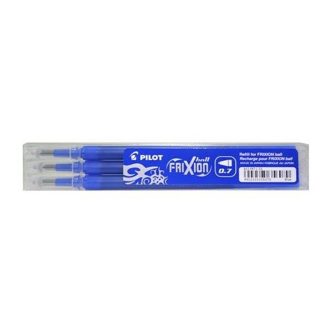   Rollertoll betét golyóméret 0,7mm, 3 db/csom Pilot Frixion Ball, írásszín kék