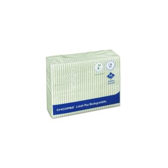   Törlőkendő eldobható konyhai 50 db/csomag J-Cloth Plus Chicopee zöld