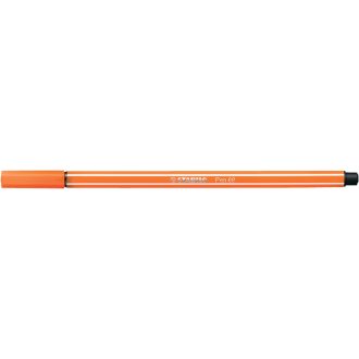   Rostirón, filctoll 1mm, M STABILO Pen 68 halvány narancssárga