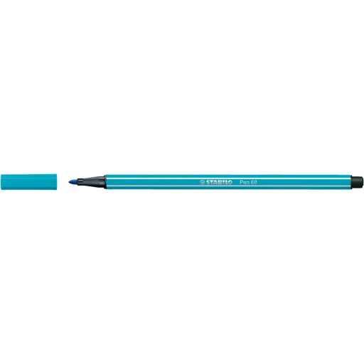 Rostirón, filctoll 1mm, M STABILO Pen 68 világoskék