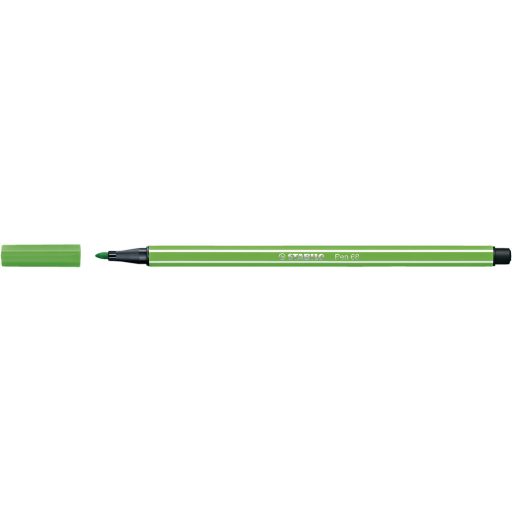 Rostirón, filctoll 1mm, M STABILO Pen 68 világoszöld
