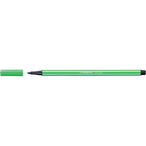 Rostirón, filctoll 1mm, M STABILO Pen 68 levél zöld