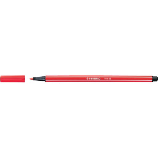 Rostirón, filctoll 1mm, M STABILO Pen 68 kármin piros