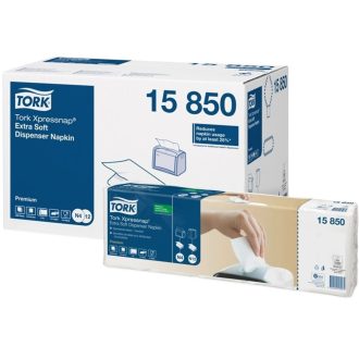   Szalvéta adagolóba 1000 ív/csomag 8 csomag/karton fehér Extra Soft Xpressnap® Tork_15850